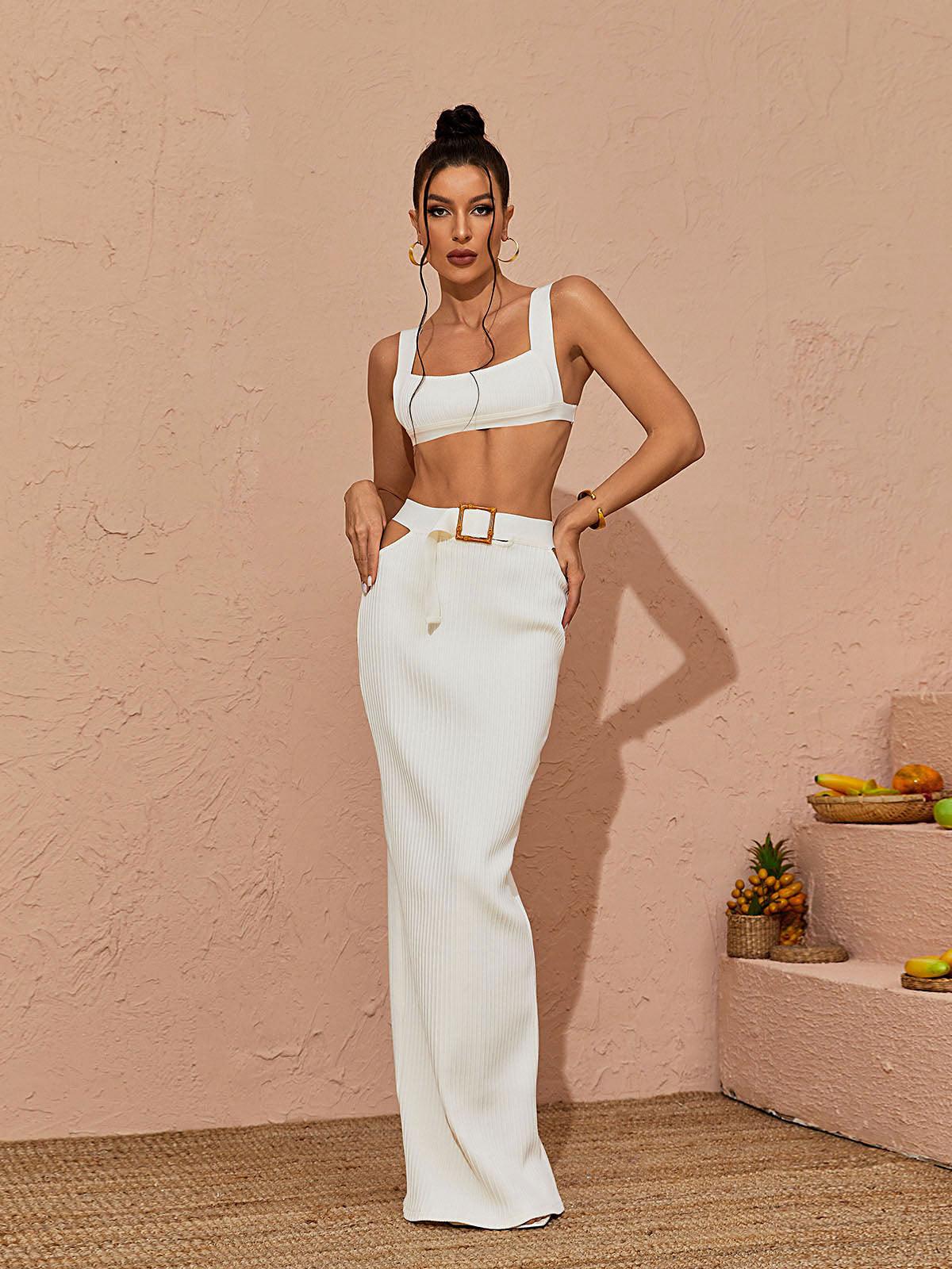 The Allure of the Beatrix Cutout Belted Bandage Set