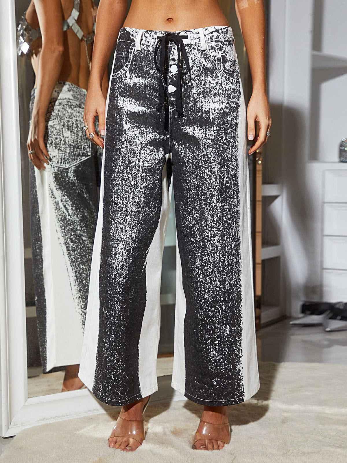 The Perfect Blend of Comfort and Style: Anona Denim Pants In Black