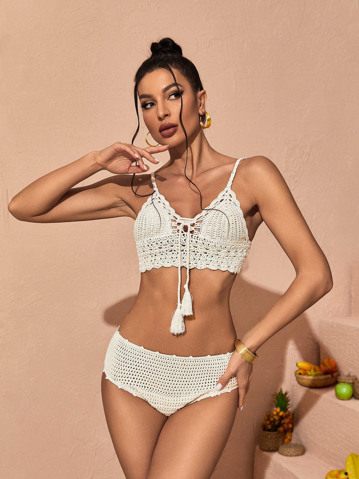 Etta Knitted Bikini Two Piece Set: The Pinnacle of Swimwear Fashion