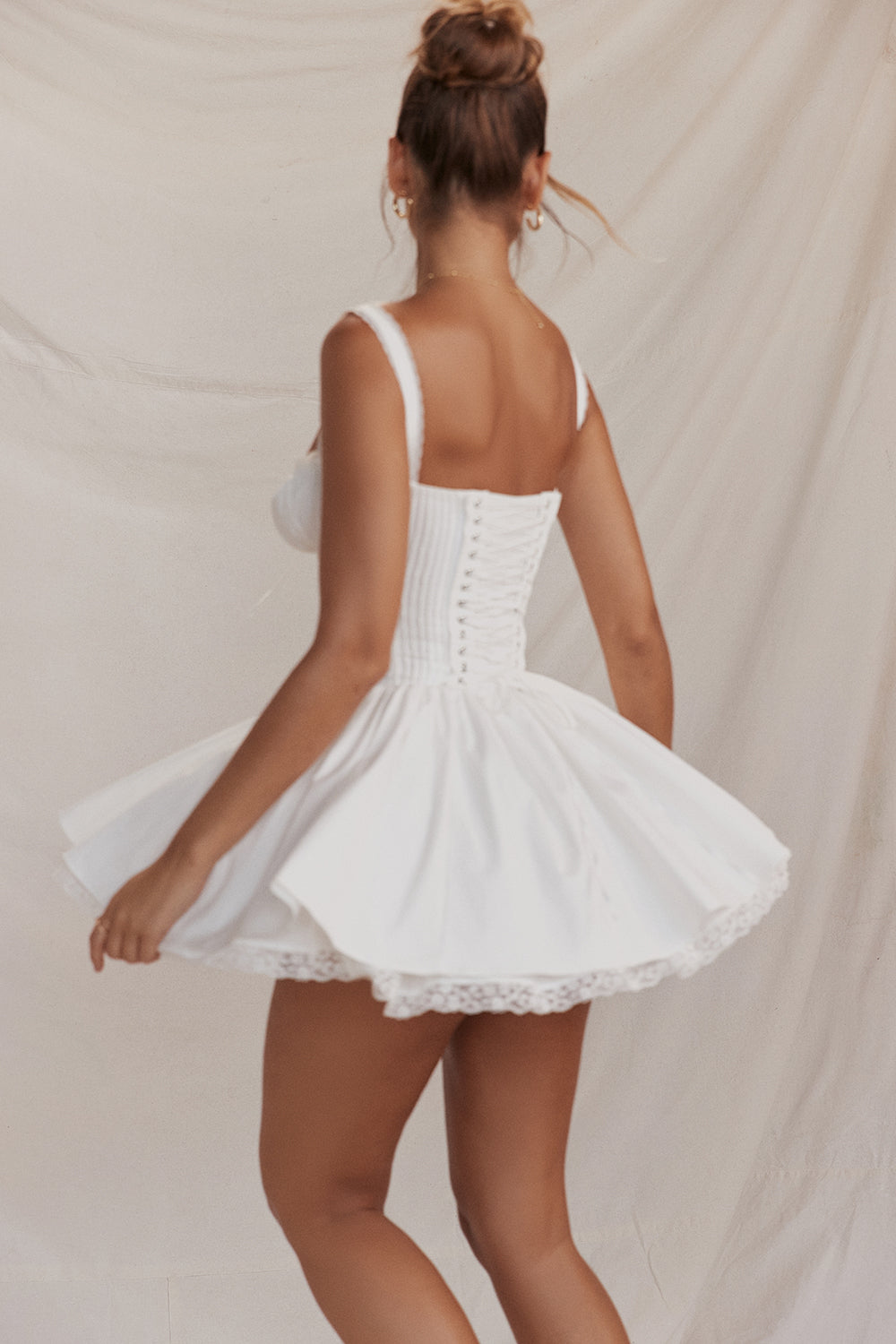 Alyia Mini Corset Dress-Multi Dime