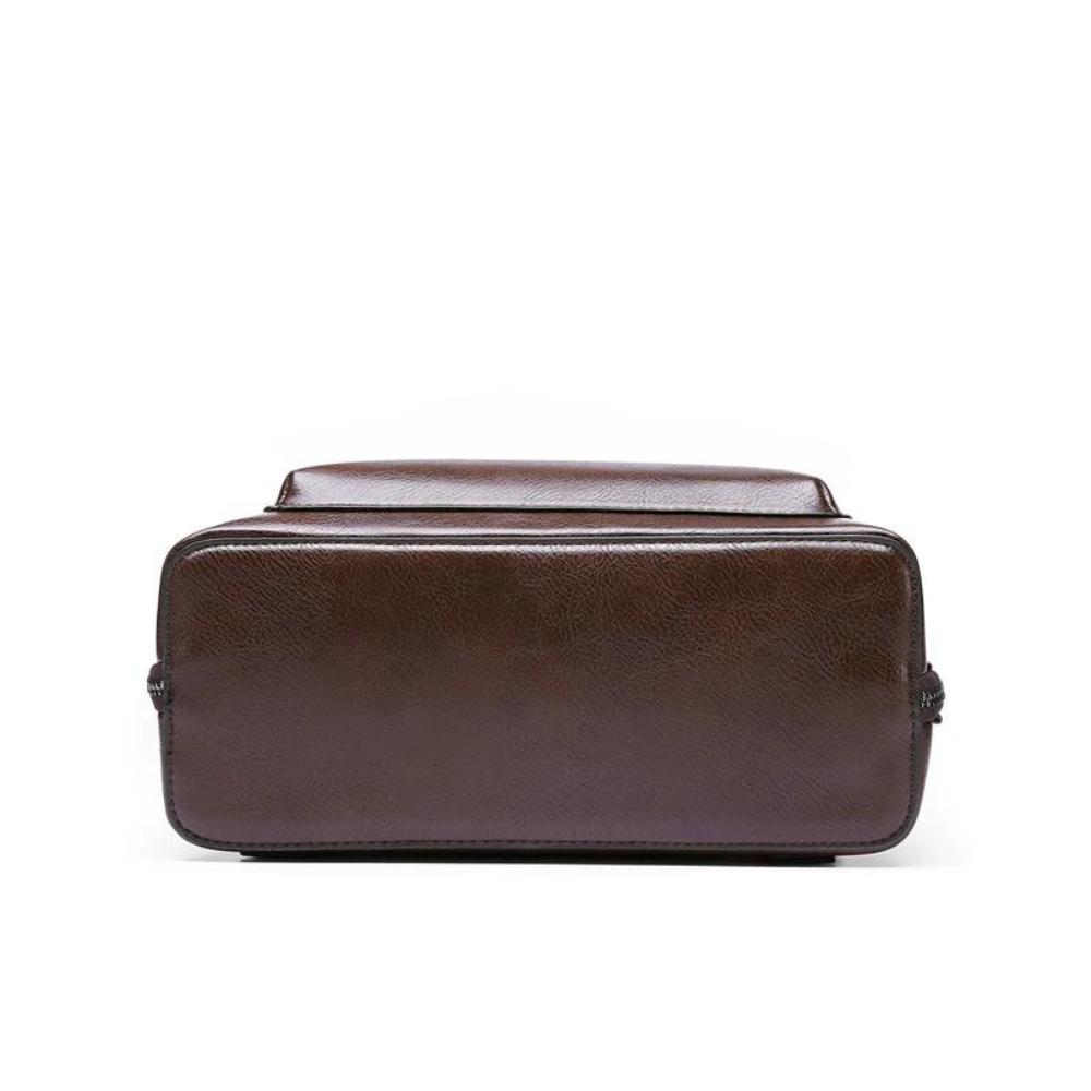 Amanda - Faux Leather Backpack