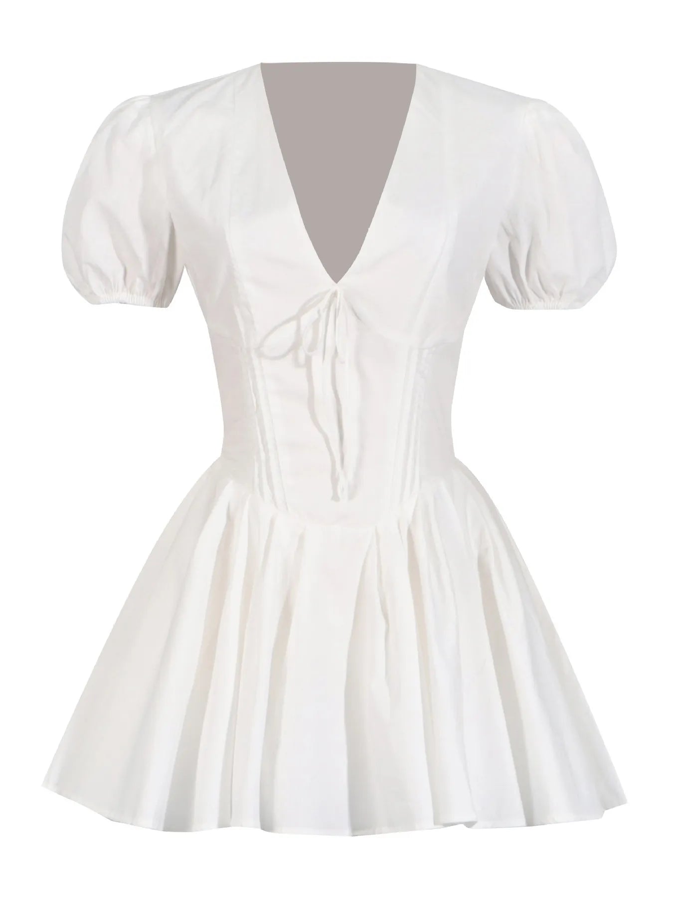Ruffle Tiered Puff Sleeve Mini Dress