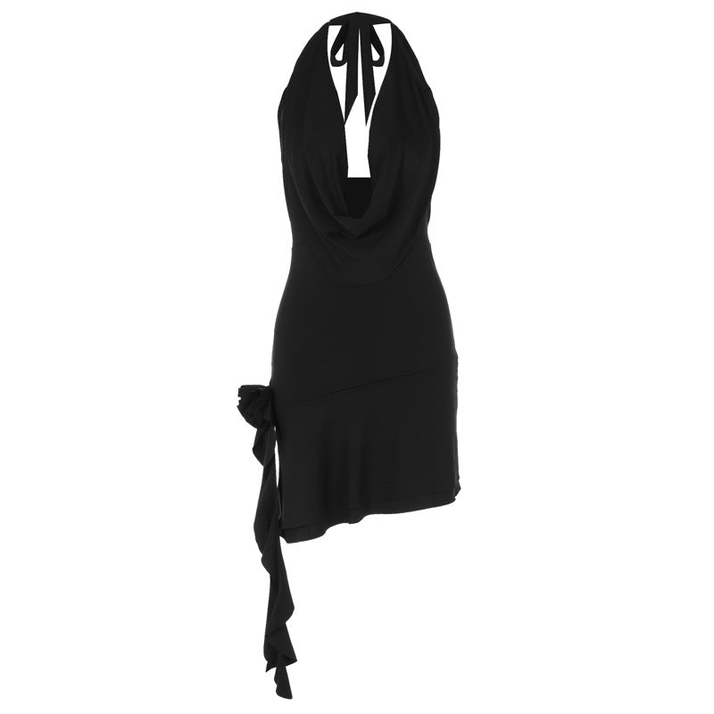 Lace-up Decoration Dress