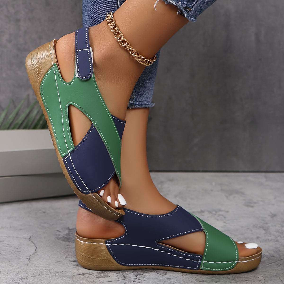 Angela - Crisscross Slingback Sandals