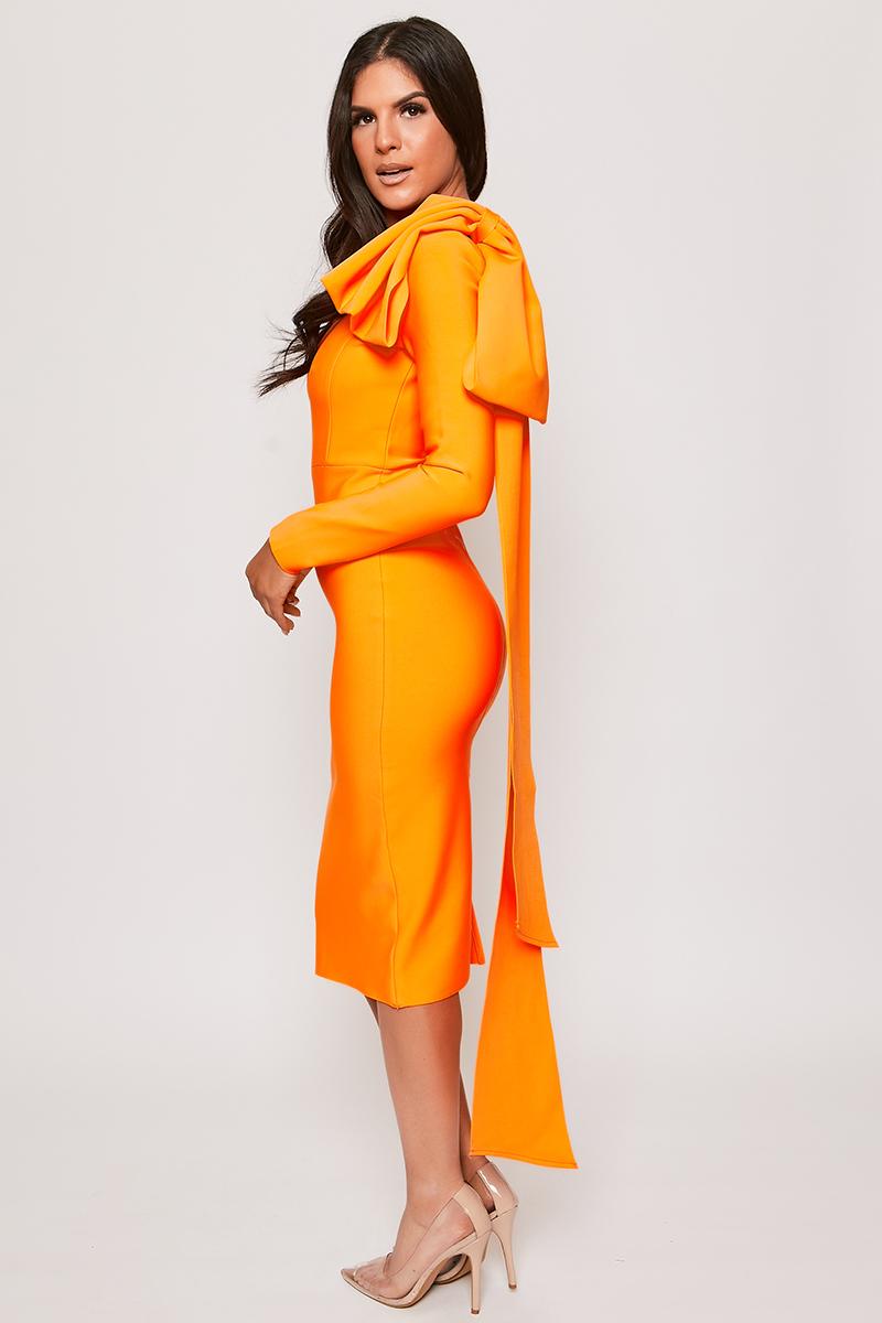 Ayla  One-Shoulder Bandage Dress
