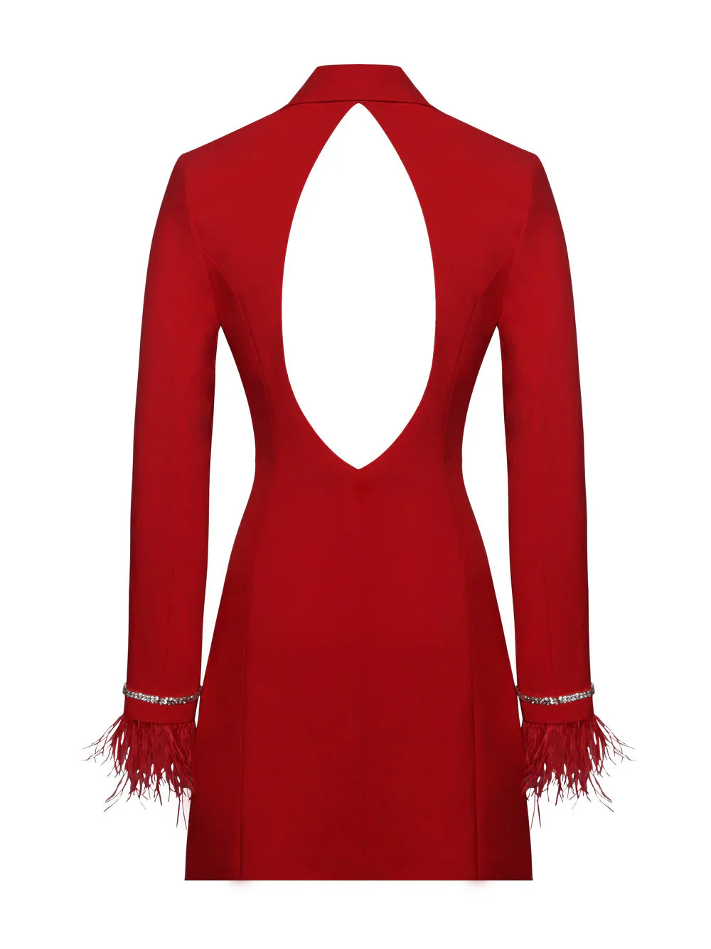 ELERKA MINI FUR SLEEVED BLAZER