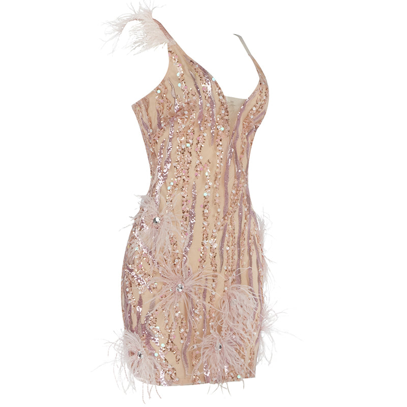 Kevola Pink Mini Dress