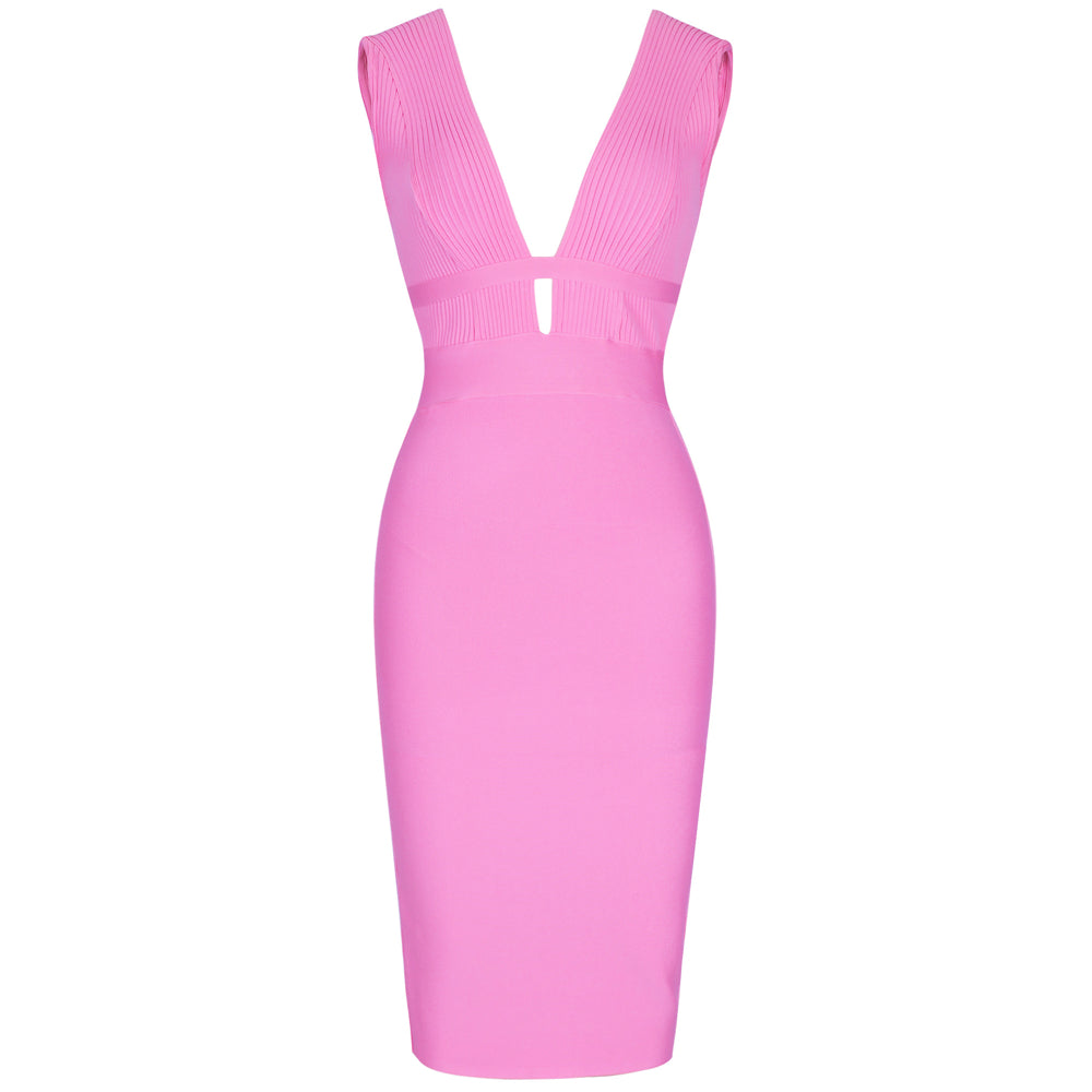 Lemily Cutout Bandage Dress