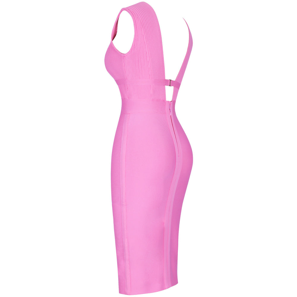 Lemily Cutout Bandage Dress