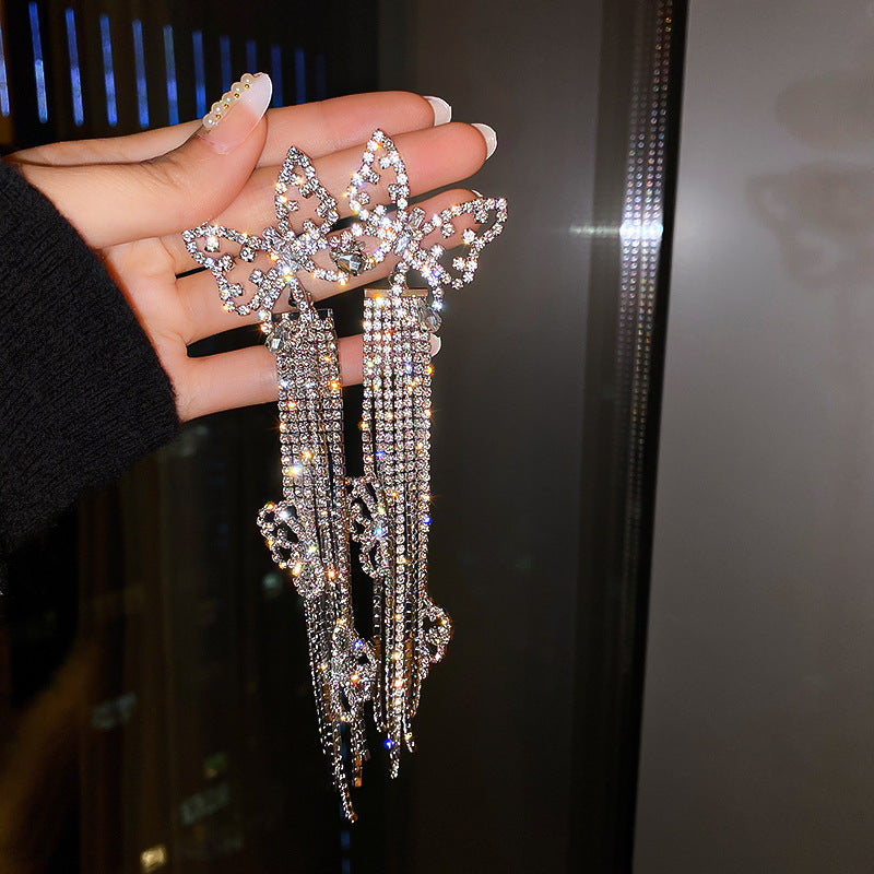 Damen Earrings Exaggerated Ear Jewelry