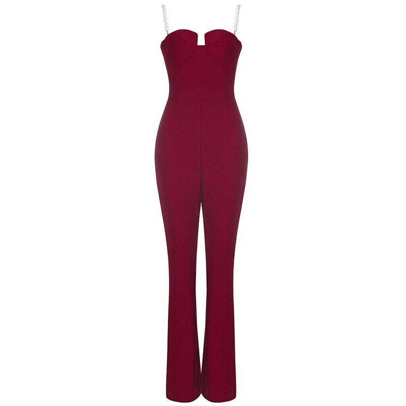 Pearl Sling Crinkle Jumpsuit