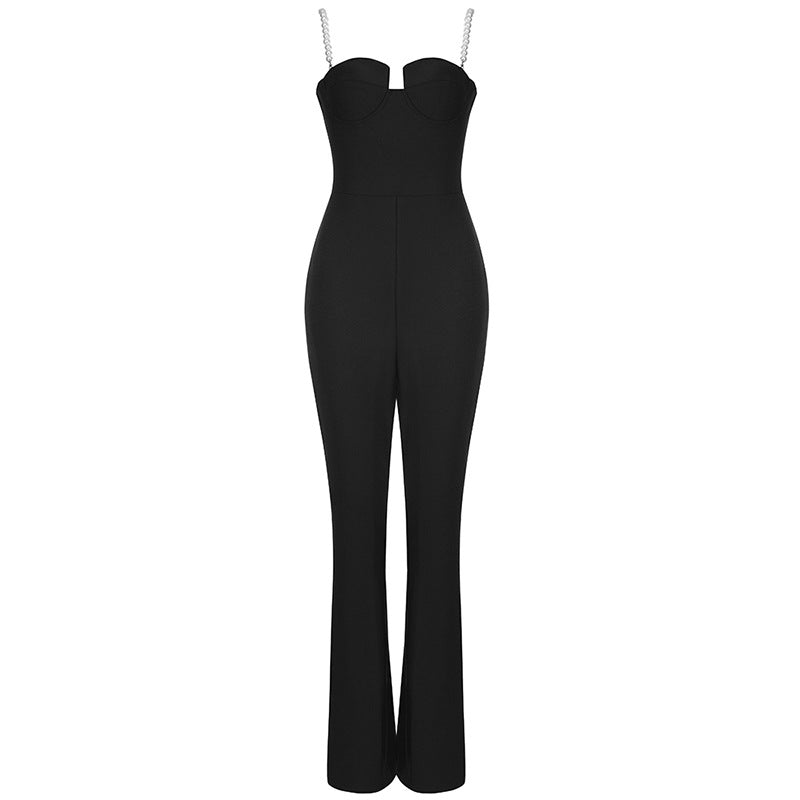 Pearl Sling Crinkle Jumpsuit