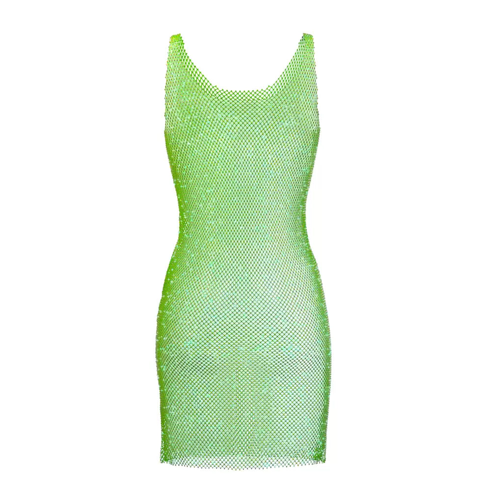 Sequined Sexy Hollow-out Camisole Dress