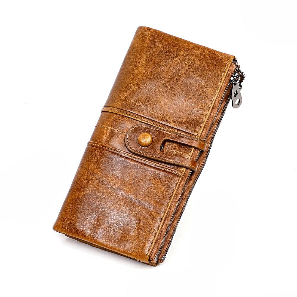 Maria - Leather Long Clutch Wallet