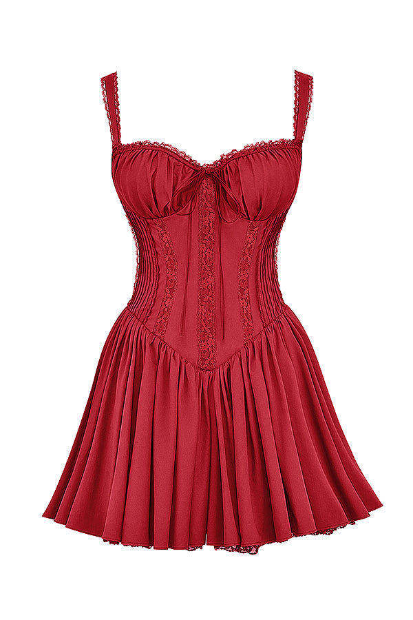 Alyia Mini Corset Dress-Multi Dime