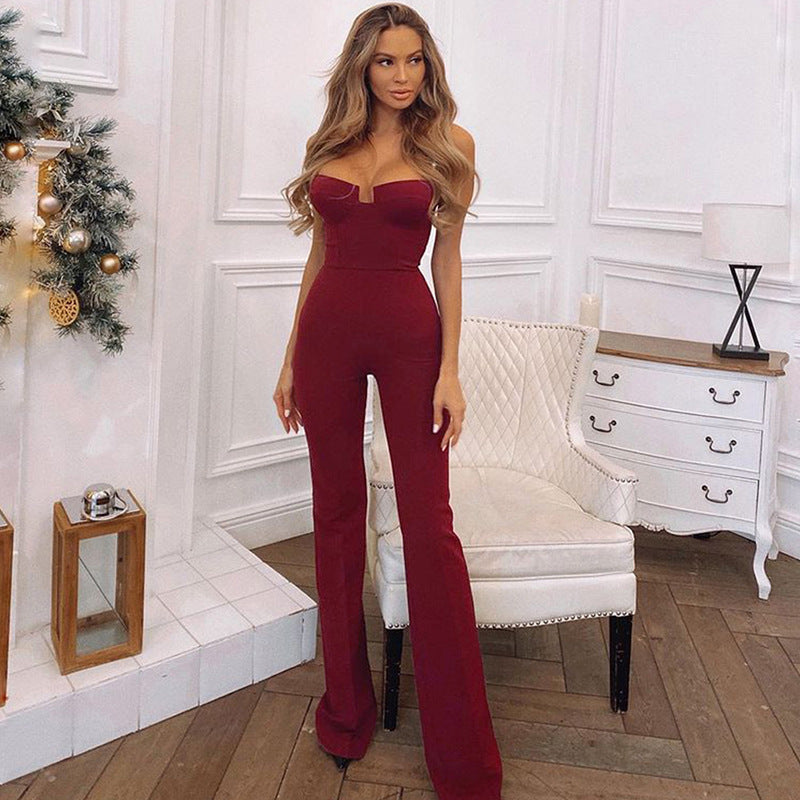 Pearl Sling Crinkle Jumpsuit