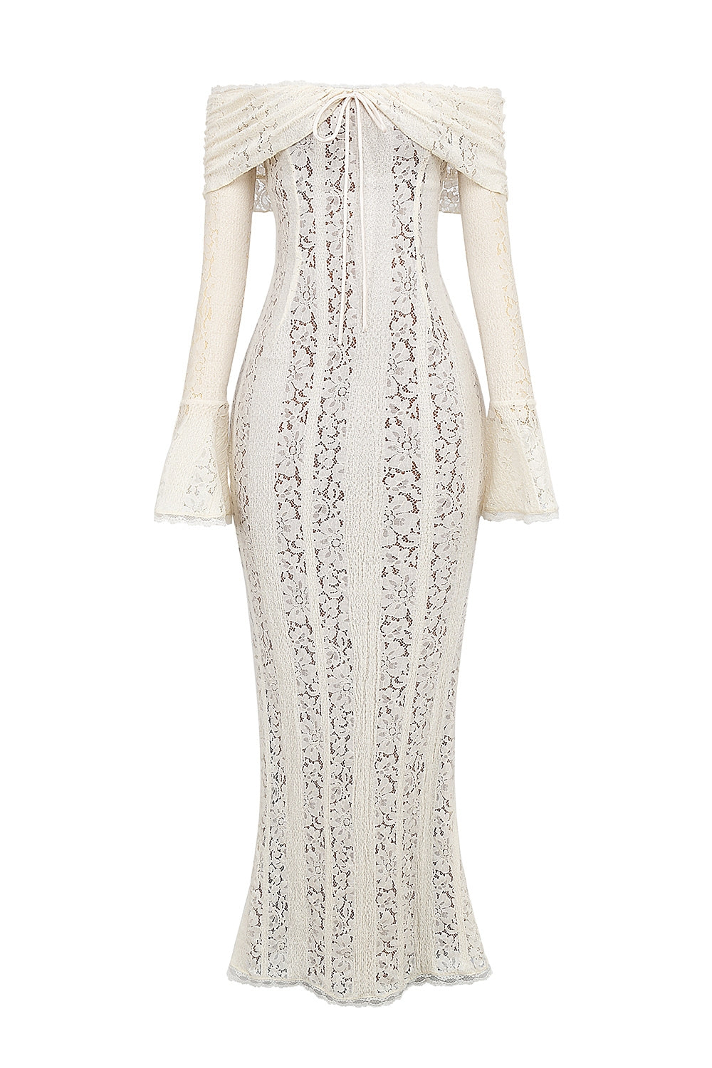 AEILA VINTAGE LACE MAXI DRESS