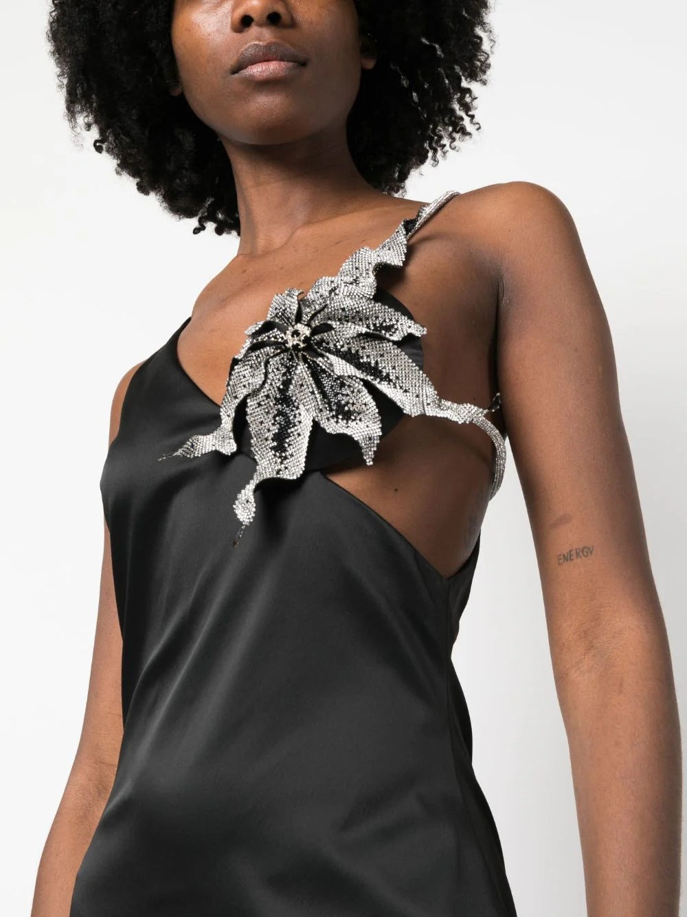 Aerila V-Neck Diamond Mini Dress