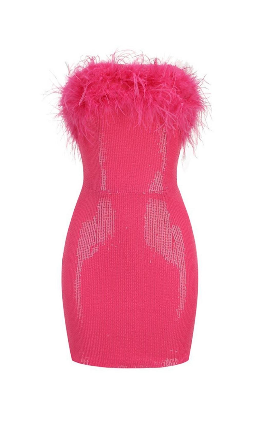 Airy Fashion Tassel Sheath Dress
