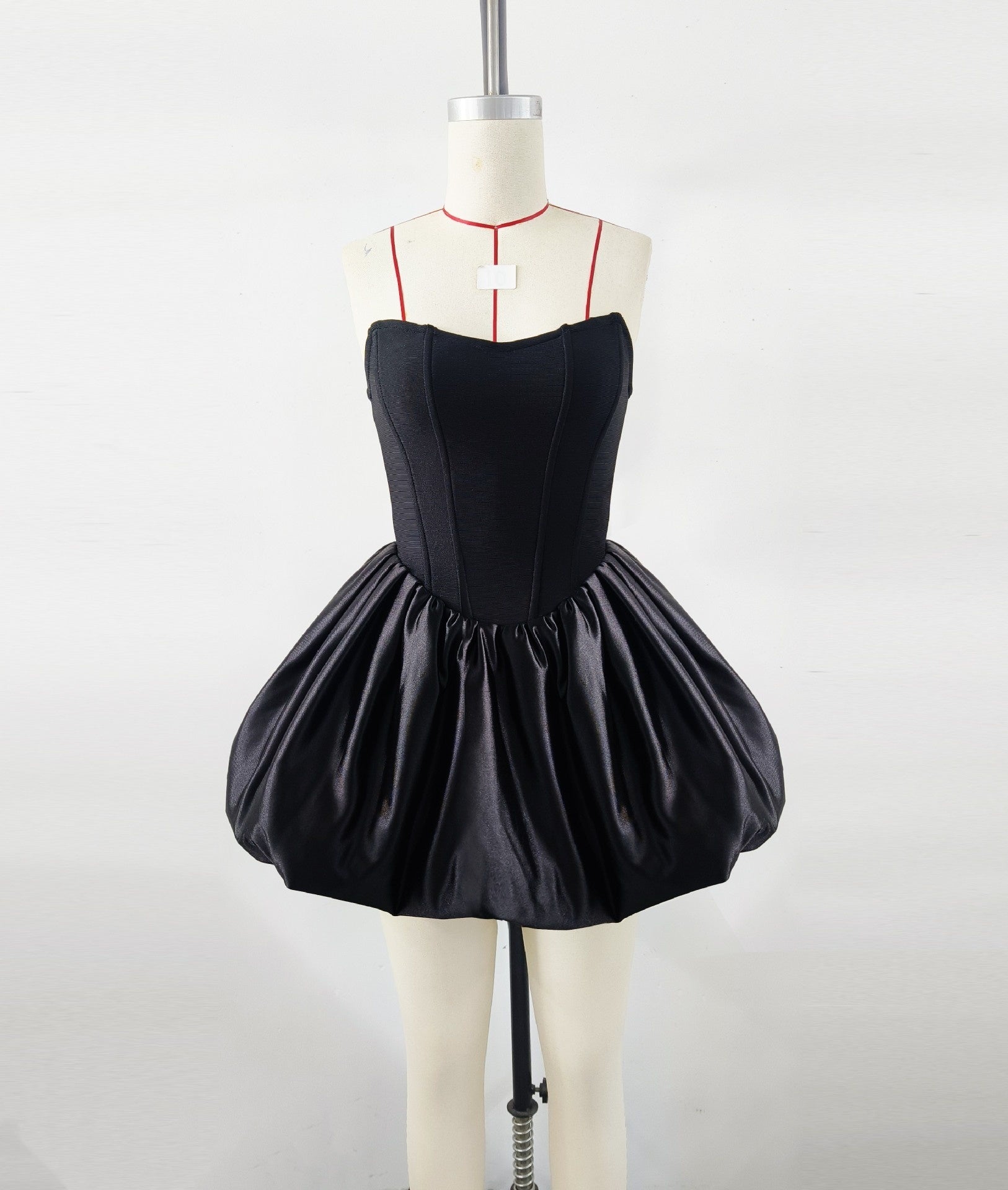 Elegant High-End Pettiskirt Flair Pumpkin Puff Dress