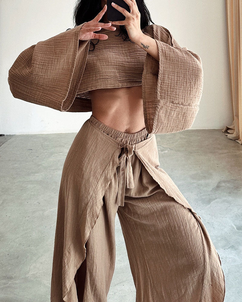 Stacy - Gauze Two-Piece Set