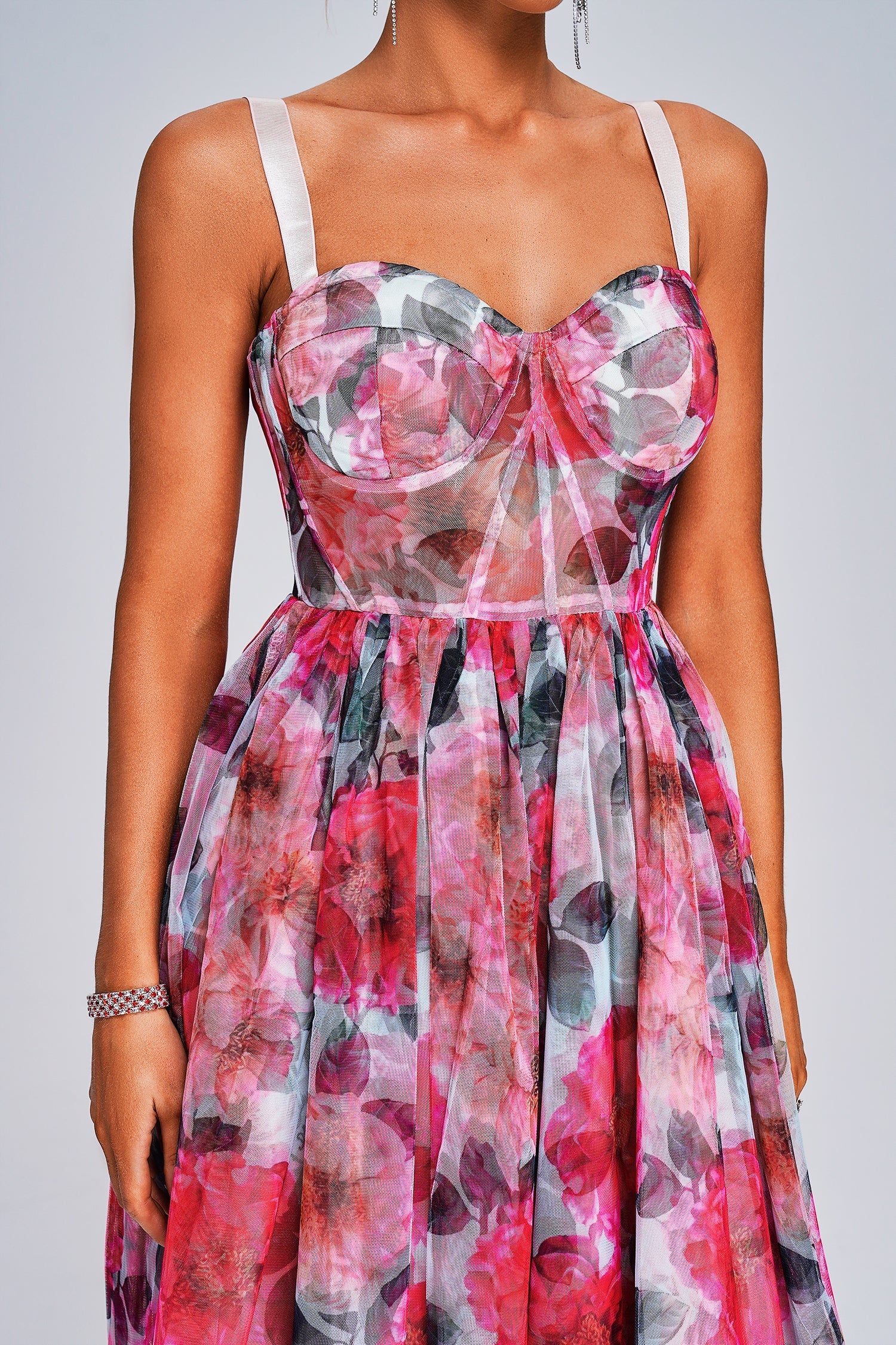 Deirra Floral Midi Dress