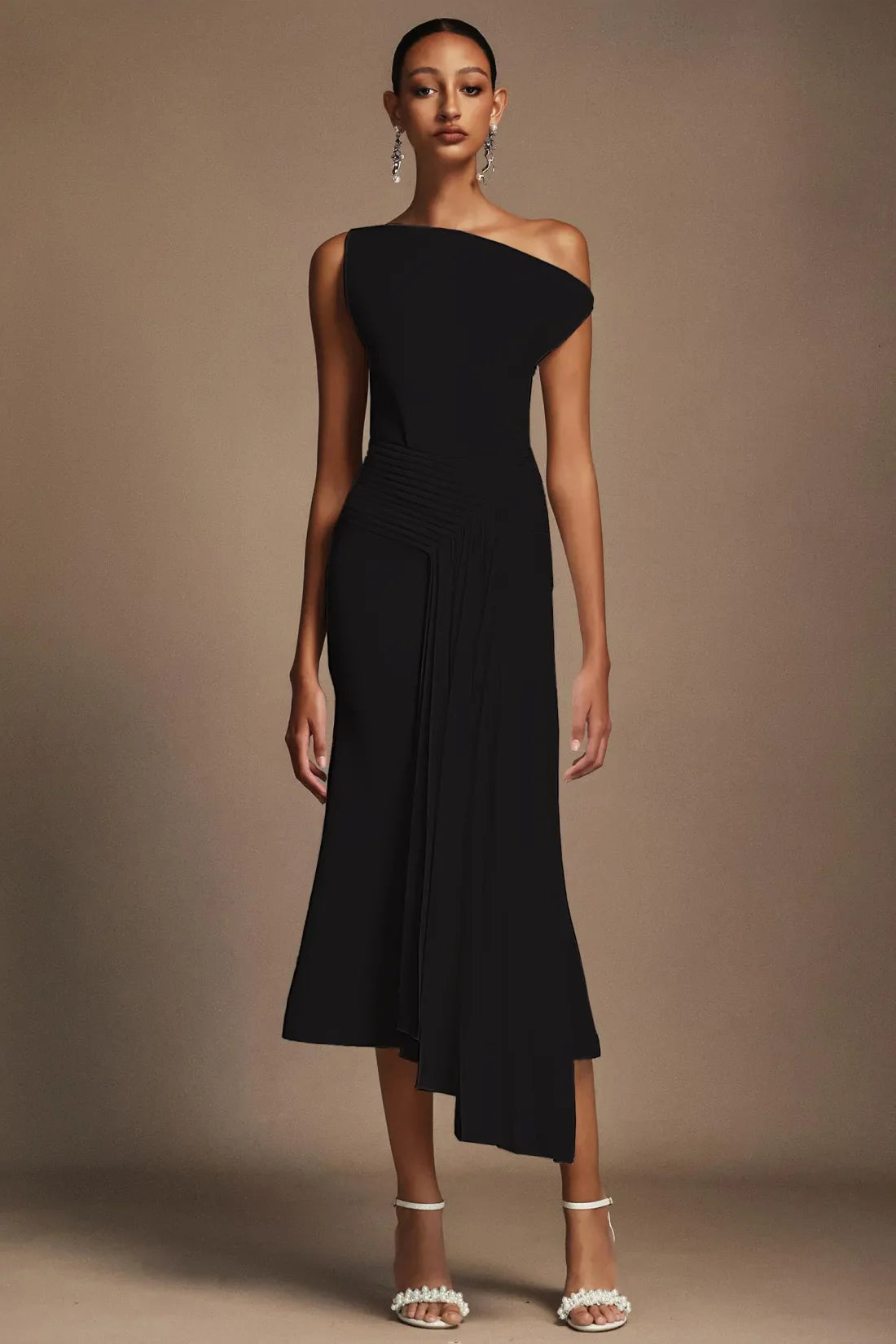 Jekia One shoulder Maxi Dress