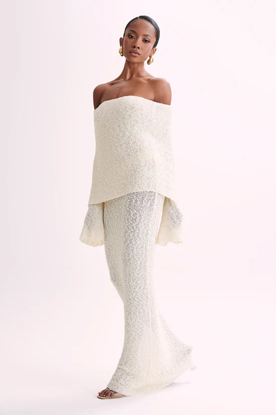 ALLURE BOUCLE MAXI DRESS