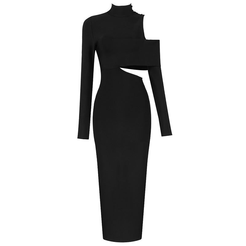 Alyia Cut-out Maxi Bandage Dress