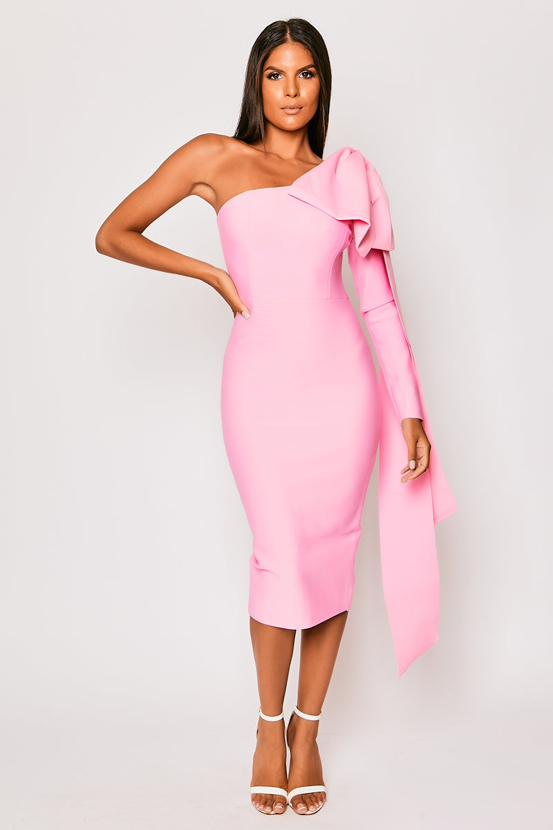 Ayla  One-Shoulder Bandage Dress