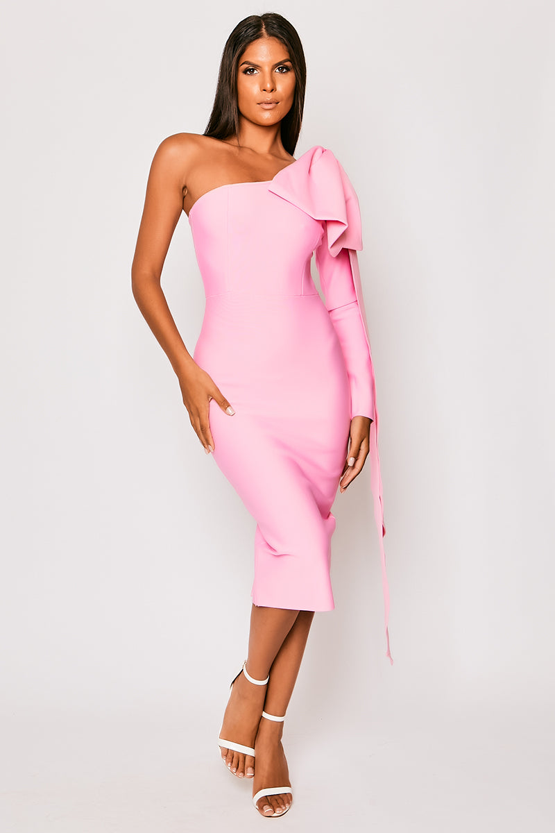 Ayla  One-Shoulder Bandage Dress