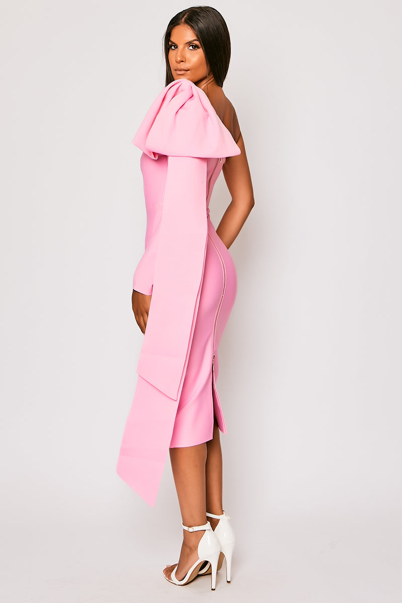 Ayla  One-Shoulder Bandage Dress