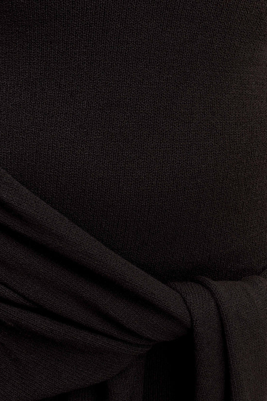 Charmora Off Shoulder Tie Maxi Dress