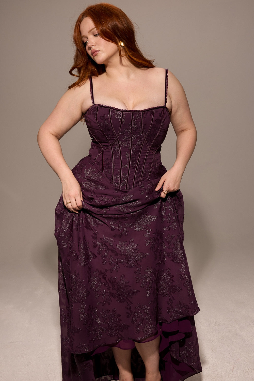 CESSA ELEGANT CORSET MAXI DRESS