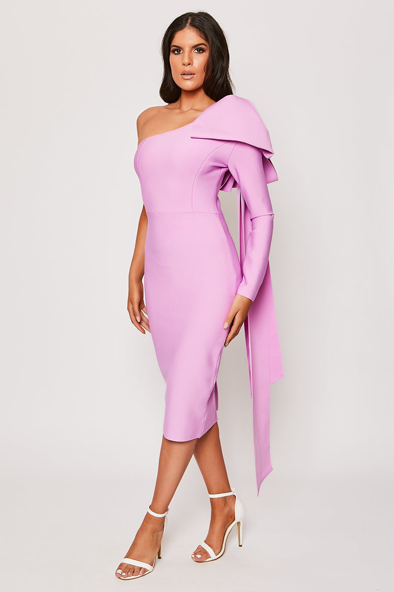 Ayla  One-Shoulder Bandage Dress