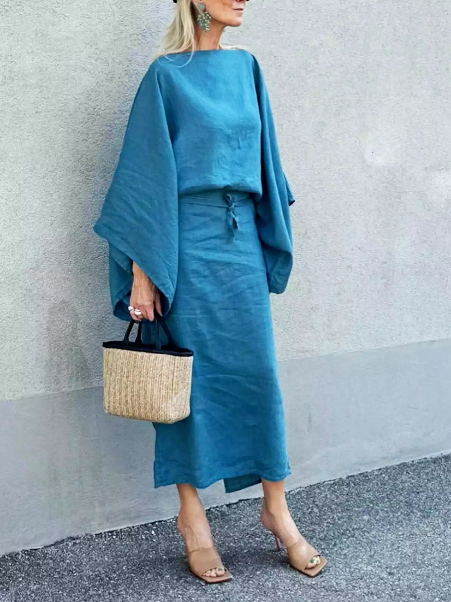 Gianna - Kimono Midi Dress