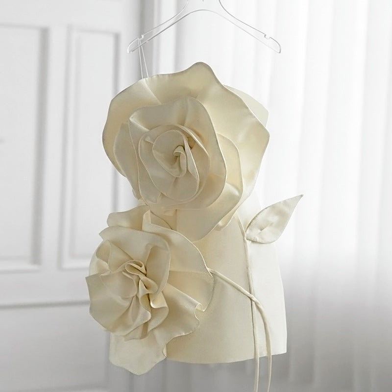 Tara Elegant Strapless Designer Wear