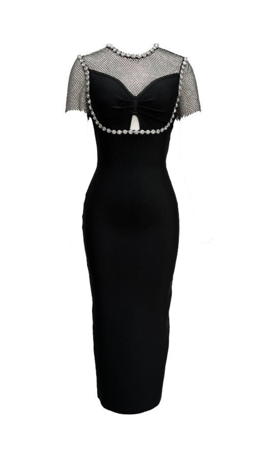 Charming Diamond Bandage Party Dress