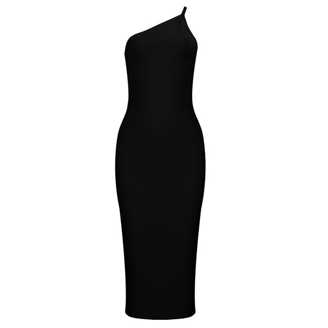 Lura One Shoulder Midi Cocktail Dress