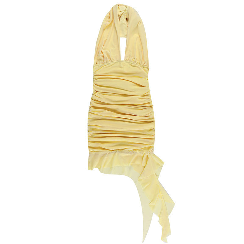Renna Mini Dress Yellow- Aclosy Exclusives