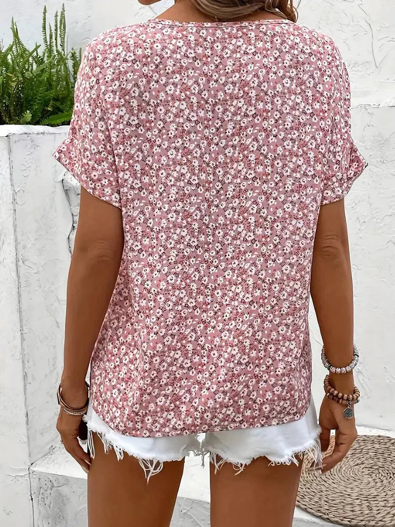 Suzanne - Button-Front Summer Blouse