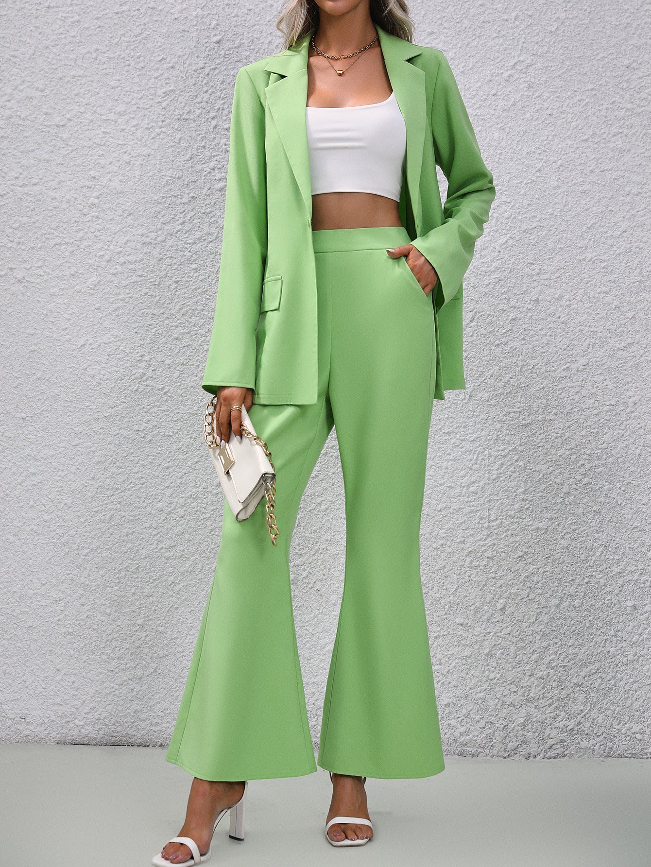 Suit Bell-bottom Pants