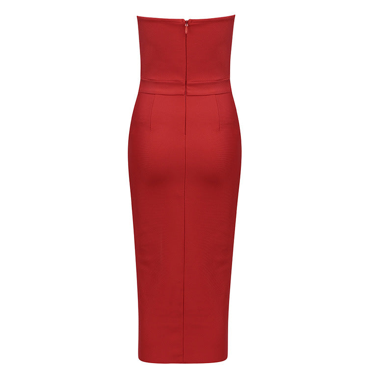 Chic Celeb High End Split Dress