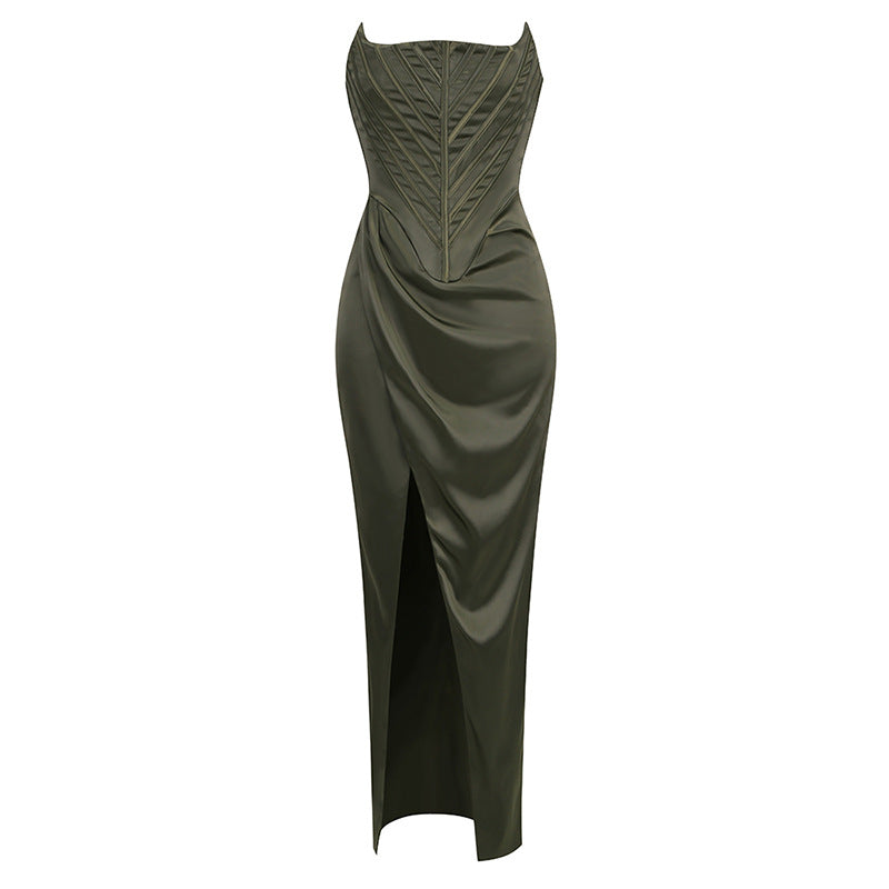 ALYIA STRAPLESS ELEGANT CORSET DRESS
