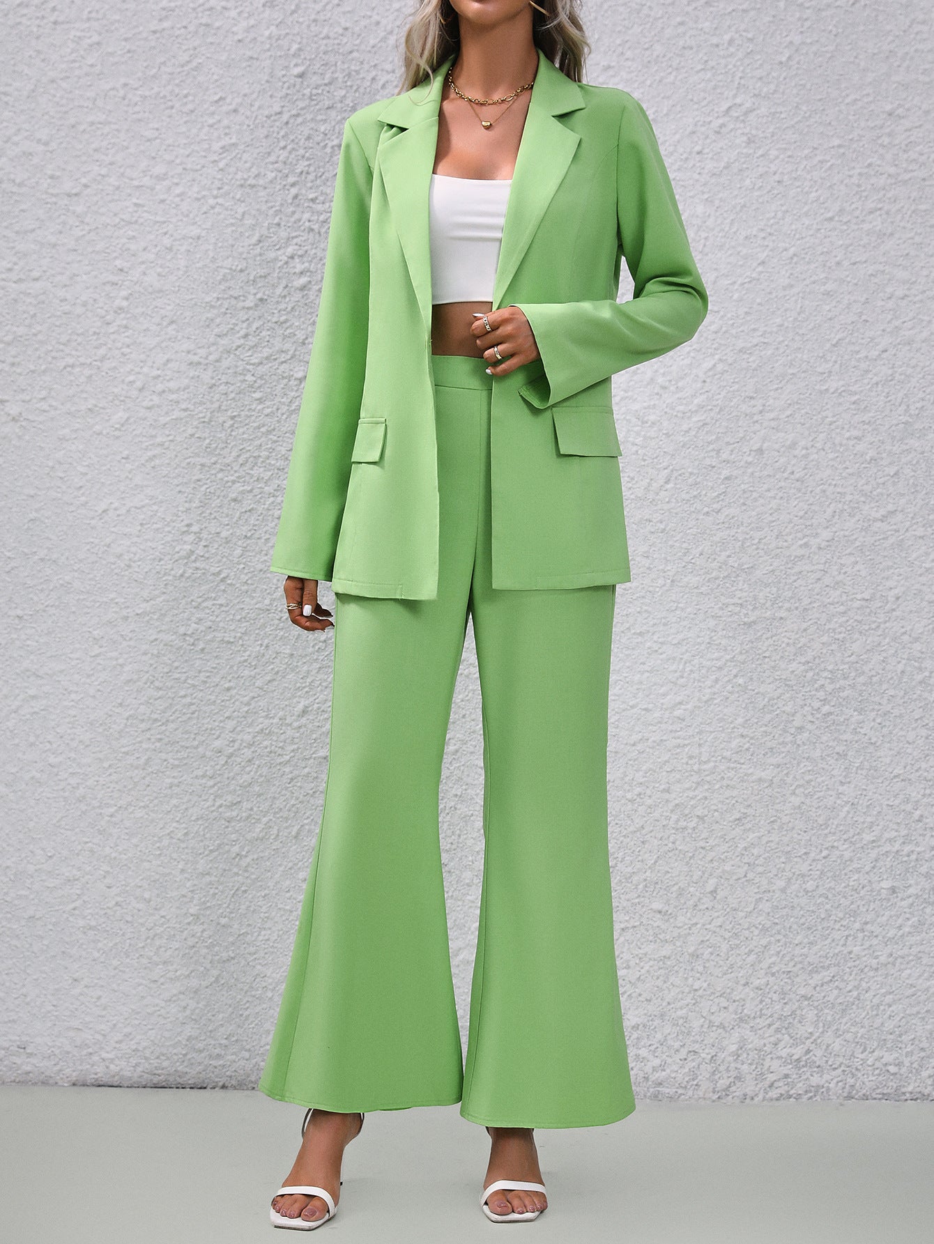 Suit Bell-bottom Pants