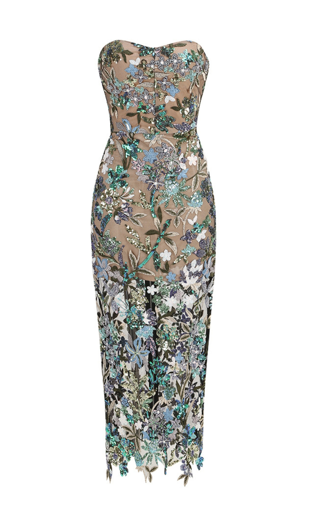 Chic Celeb Strapless Elite Maxi Dress