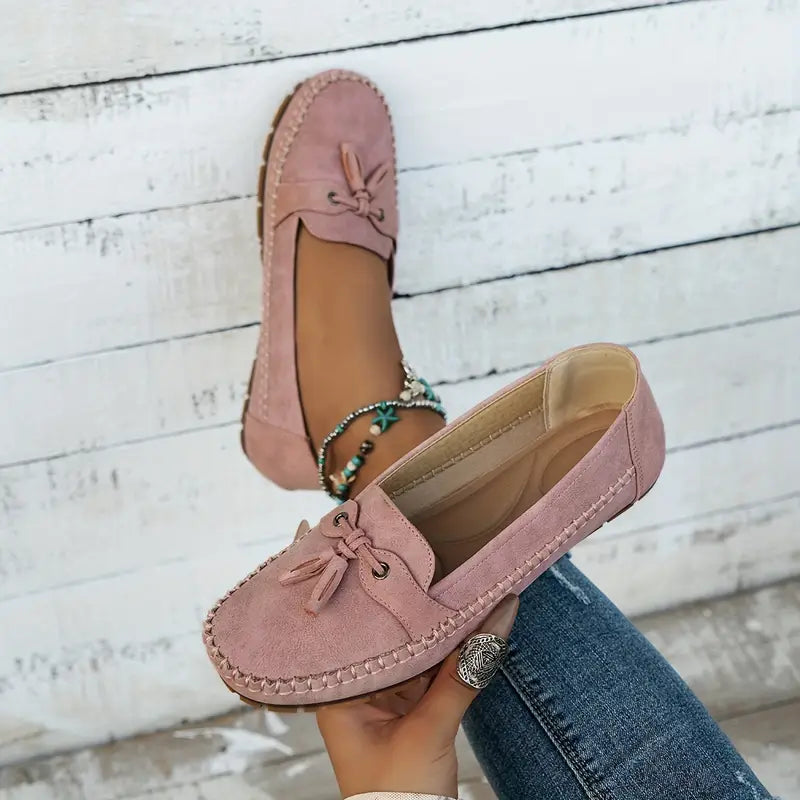 Reagan - Classic Bow Loafers
