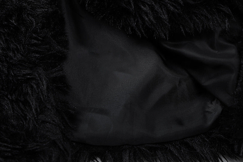 Fluffy Woolen Ring Top Dress