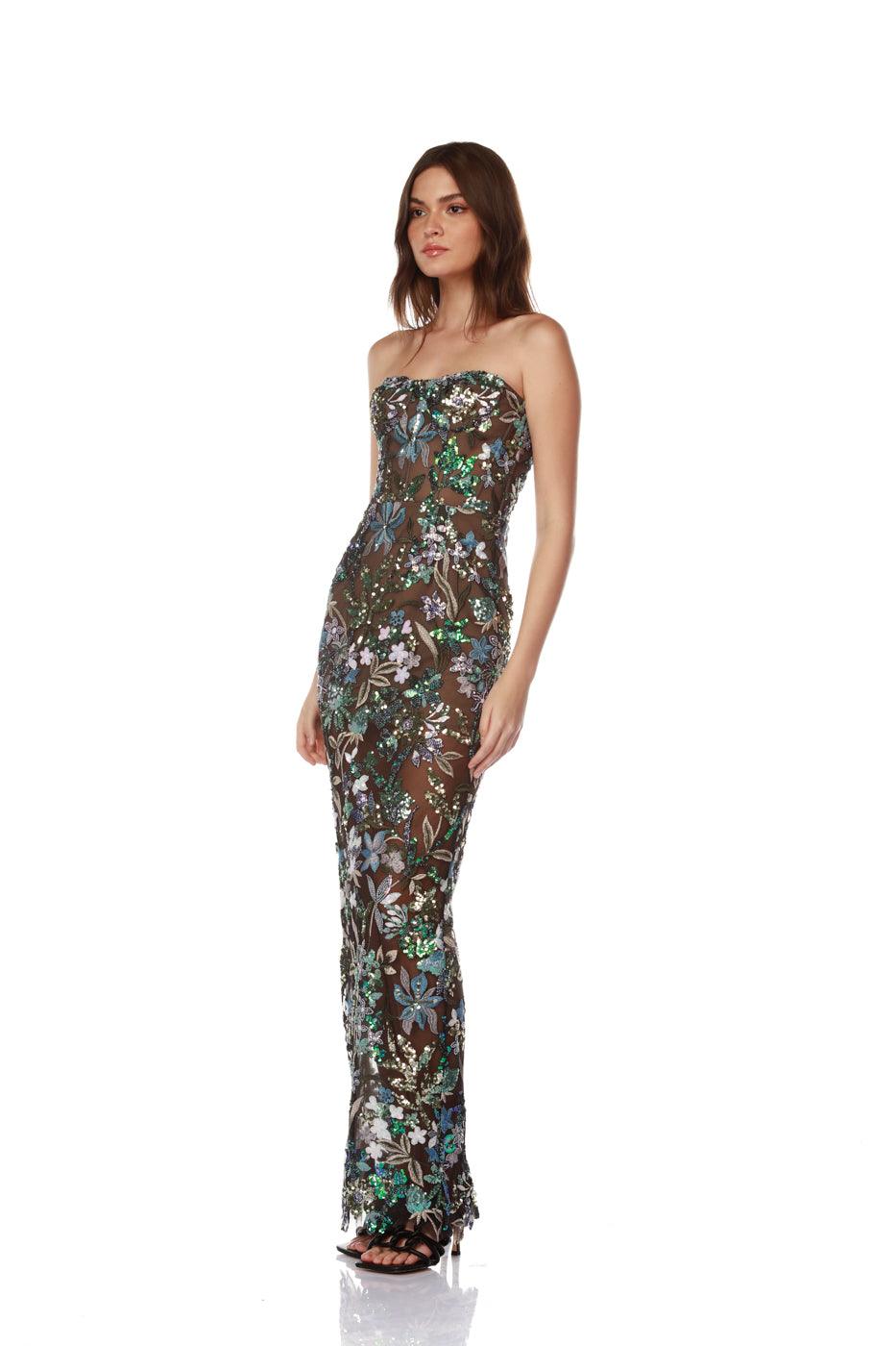 Chic Celeb Strapless Elite Maxi Dress