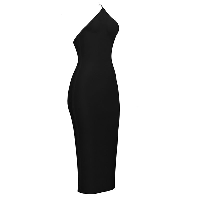 One-shoulder Bandage Dress